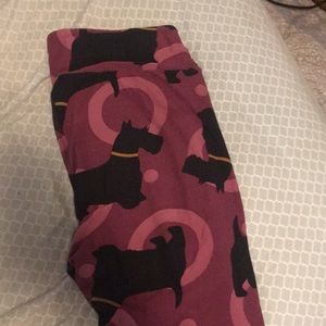 Lularoe Scottie dog leggings